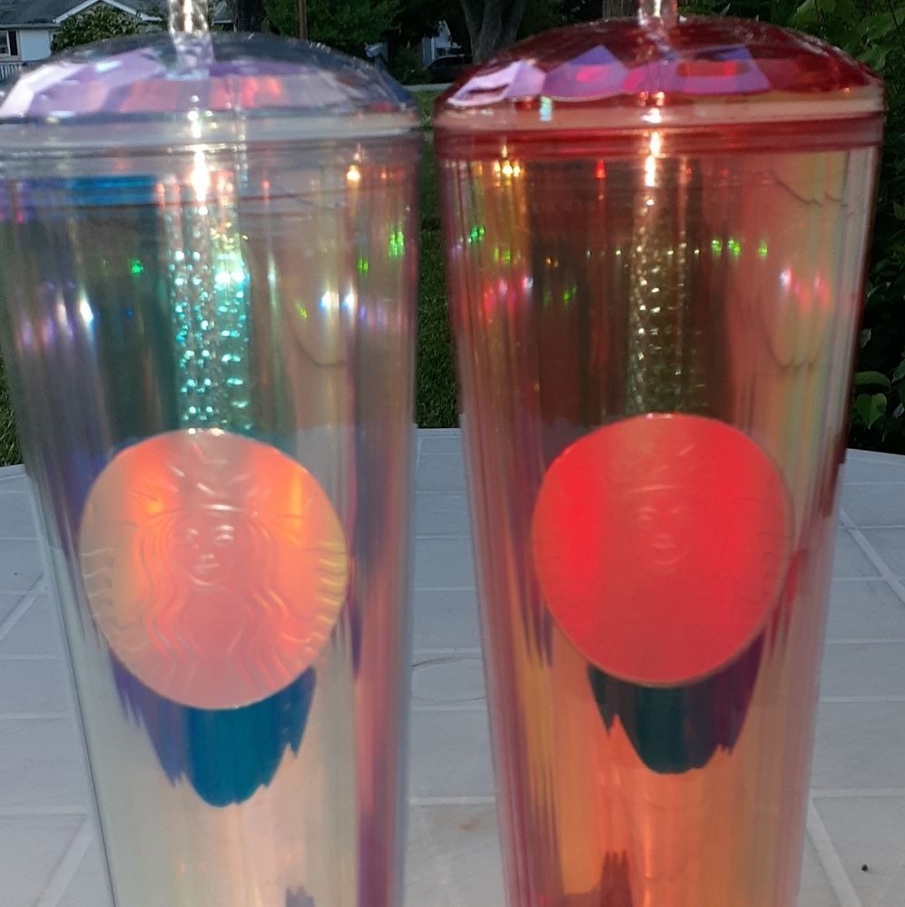 Starbucks Iridescent Dome Tumbler Set